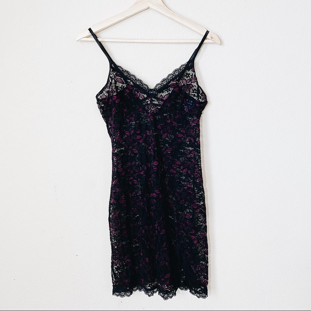 3/$20 🦋 Black Lace Slip Dress